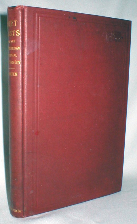 Image for Diet Lists of the Presbyterian Hospital; New York City