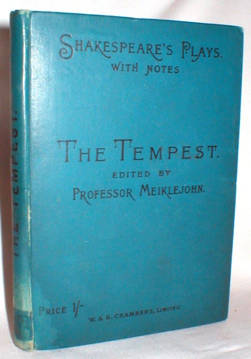Image for The Tempest; with Notes, Examination Papers, and Plan of Preparation