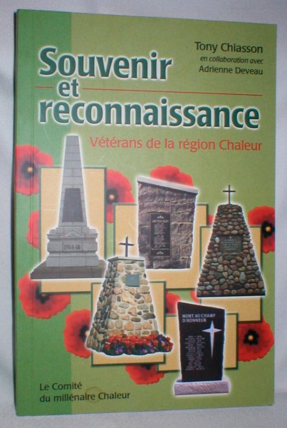 Image for Souvenir et Reconnaissance; Veterans De La Region Chaleur