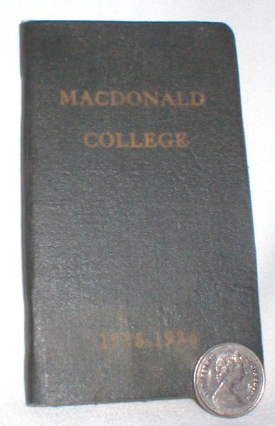 Image for The Macdonald College Students' Handbook 1935-1936