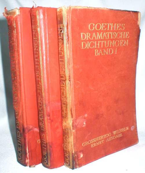 Image for Goethes Dramatische Dichtungen (Band I,II, and III)