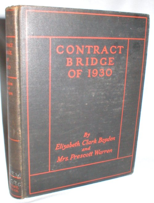 Image for Contract Bridge of 1930