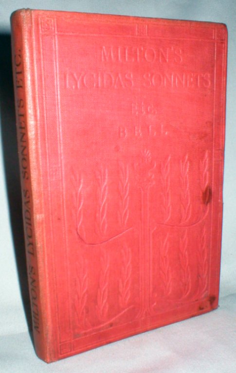Image for Milton's Lycidas Sonnets, Etc.