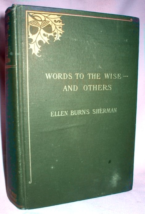Image for Words to the Wise - and Others