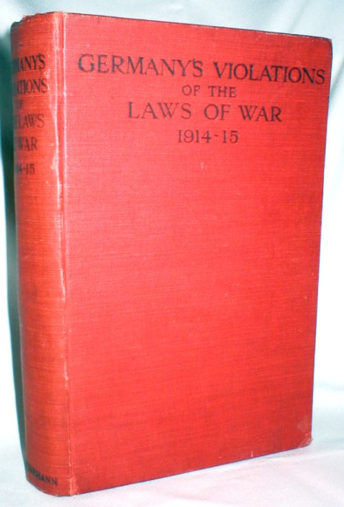Image for Germany's Violations of the Laws of War 1914-15