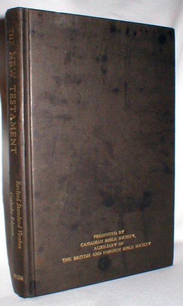 Image for The New Testament; RSV, Catholic Edition