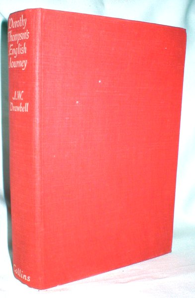 Image for Dorothy Thompson's English Journey; The Record of an Anglo-American Friendship