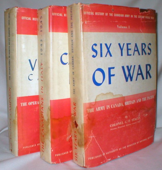 Image for Official History of the Canadian Army in the Second World War (Three Volume Set)