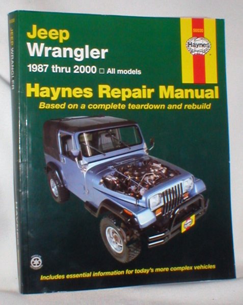 Image for Jeep Wrangler; 1987 Through 2000 (Haynes Repair Manual)