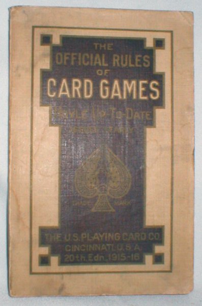 Image for The Official Rules of Card Games; Hoyle Up-to-date 1915-1916