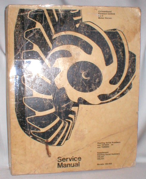 Image for Truck Service Manual; Conventional Forward Control 4x4 Motor Homes; Models 100 to 800