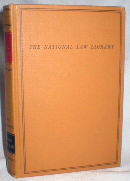 Image for Crime and Criminal Law; Volume II