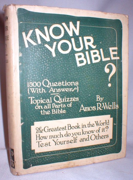 Image for Know Your Bible ?