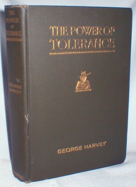 Image for The Power of Tolerance; And Other Speeches