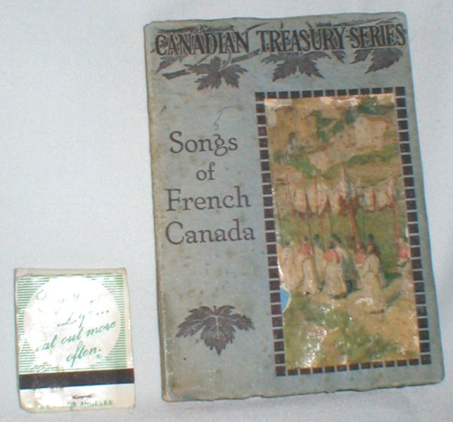 Image for Songs of French Canada; Translated Into English (Canadian Treasury Series)
