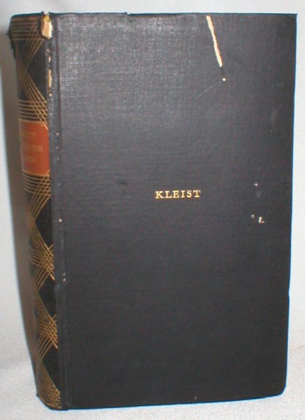Image for Kleist Samtliche Werke