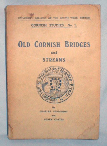 Image for Old Cornish Bridges and Streams (Cornish Studies, No. 1)