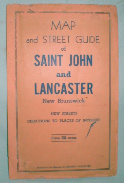 Image for Map and Street Guide of Saint John and Lancaster (New Brunswick)