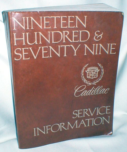 Image for 1979 Cadillac Service Manual