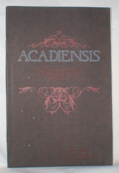 Image for Acadiensis, A Quarterly (etc.). Vol. VI, No. 4