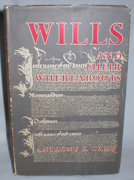 Image for Wills and Their Whereabouts