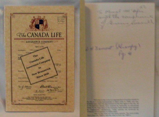Image for The Canada Life Assurance Company in New Brunswick Since 1848 (Signed)