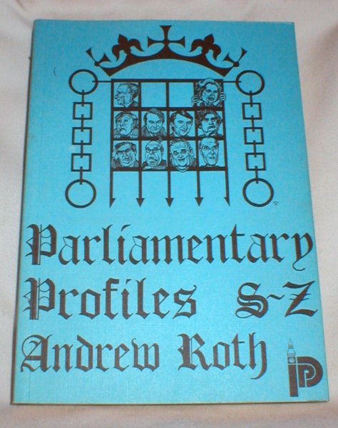 Image for Parliamentary Profiles S-Z