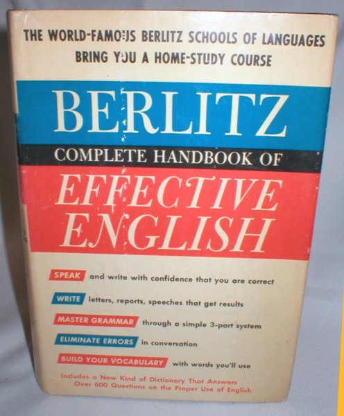 Image for The Berlitz Complete Handbook of Effective English