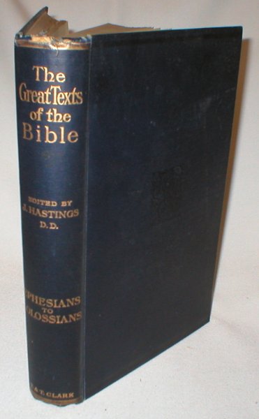 Image for The Great Texts of the Bible; Ephesians to Colossians
