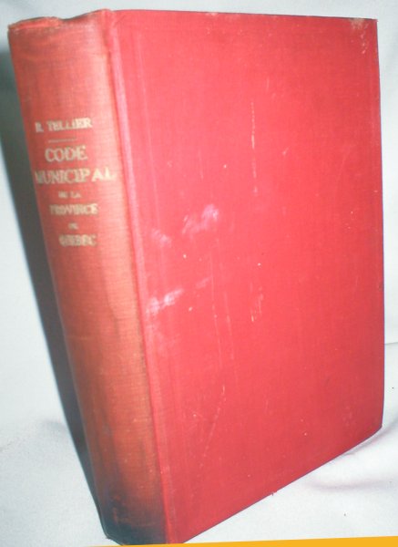 Image for Code Municipal De La Province De Quebec 1916