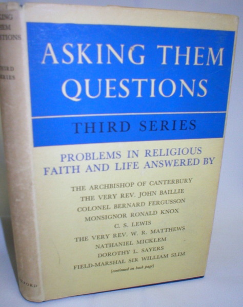 Image for Asking Them Questions; Third Series