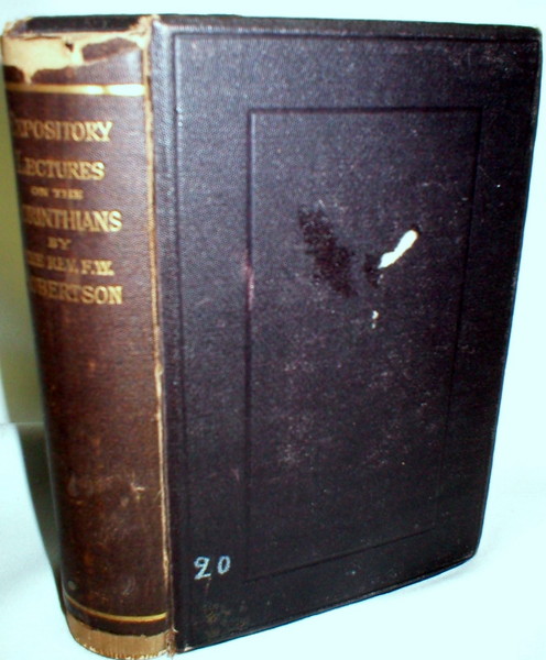 Image for Expository Lectures on St. Paul's Epistle to the Corinthians