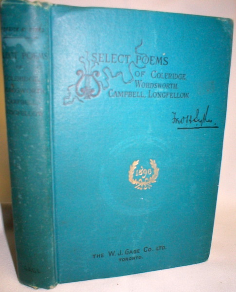Image for Select Poems of Coleridge, Wordsworth, Campbell, Longfellow