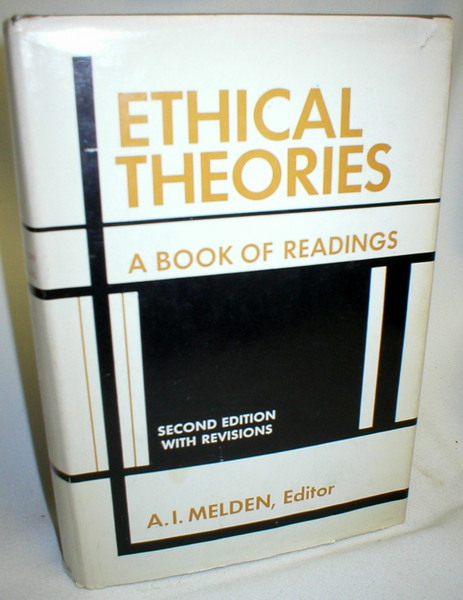 Image for Ethical Theories; A Book of Readings