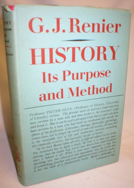 Image for History; Its Purpose and Method