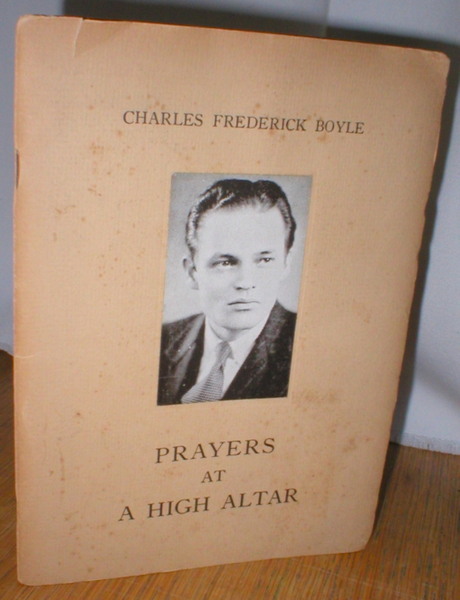 Image for Prayers at a High Altar; A Book of War Poems