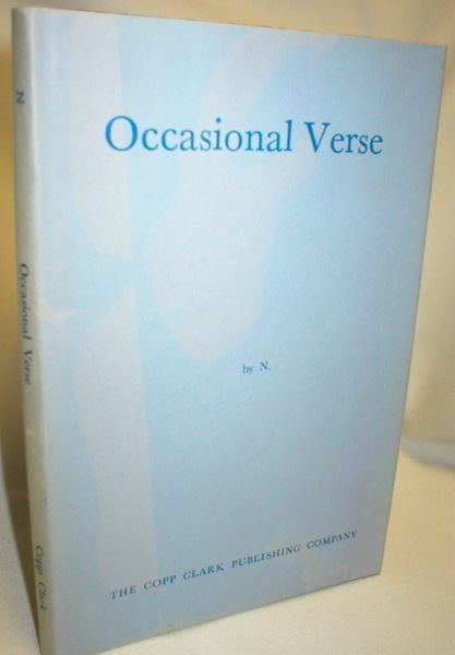 Image for Occasional Verse (Signed)