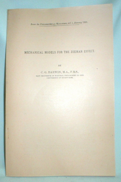 Image for Mechanical Models for the Zeeman Effect