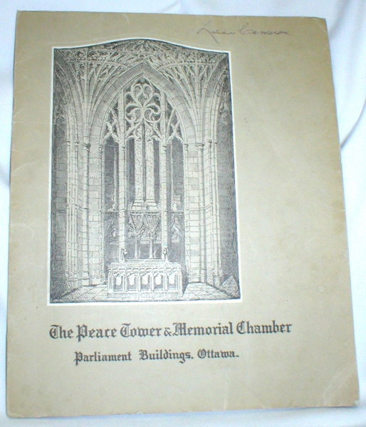 Image for Canada's Peace Tower and Memorial Chamber