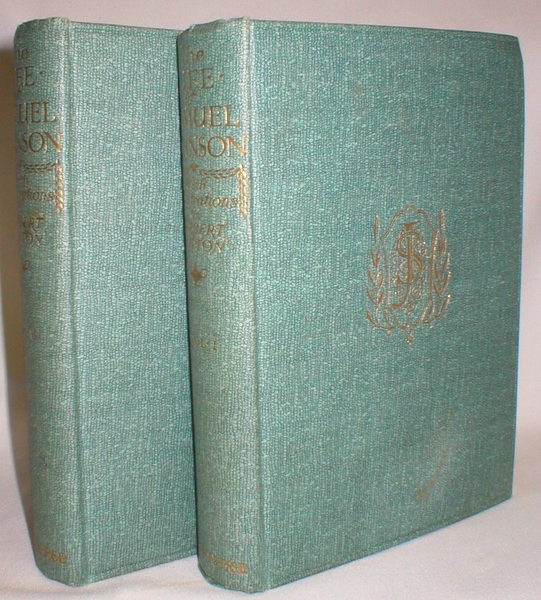 Image for The Life of Samuel Johnson, LL.D.; Vol. I & 2 of 3