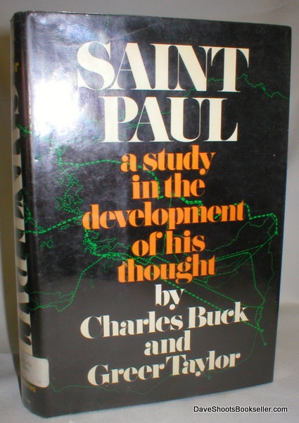 Image for Saint Paul; A Study in the Development of His Thought