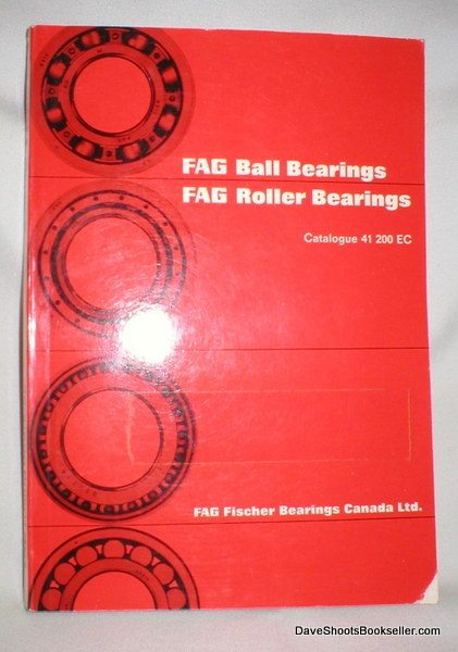 Image for FAG Ball Bearings/ FAG Roller Bearings; Catalogue 41 200 EC
