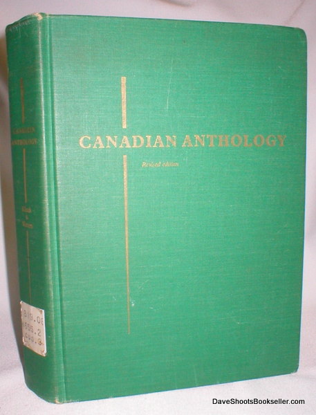 Image for Canadian Anthology (Revised Edition)