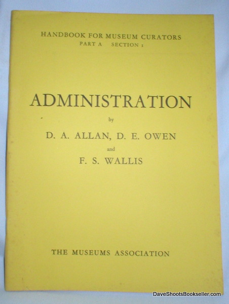 Image for Handbook for Museum Curators, Part A, Section 1 (Administration)