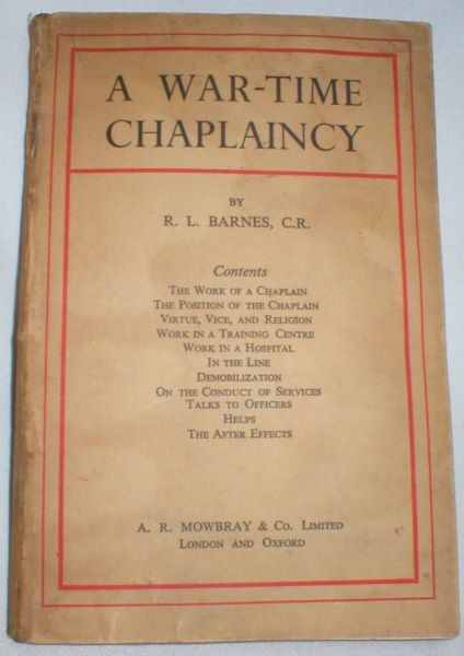 Image for A War-Time Chaplaincy