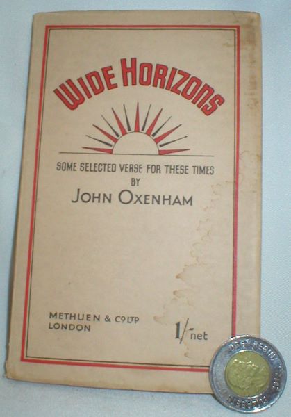 Image for Wide Horizons; Some Selected Verse for These Times